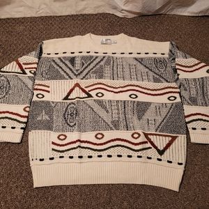 London Fog Crazy Fun Crewneck Sweater